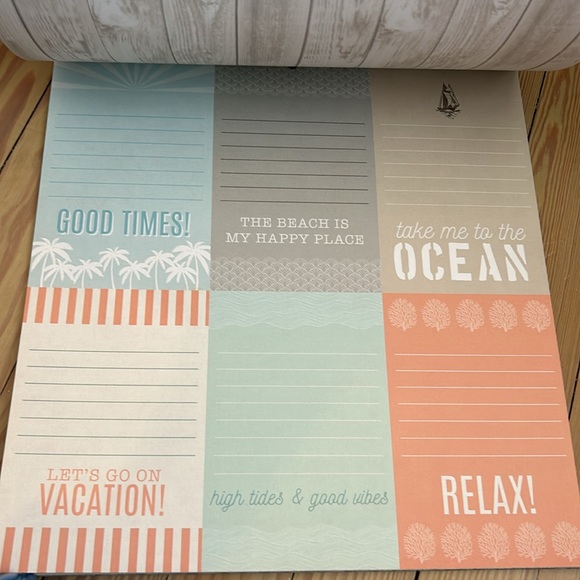 DCWV Premium Stack. Beach House. 36 double sided sheets, some with gold foil. - Picture 6 of 8